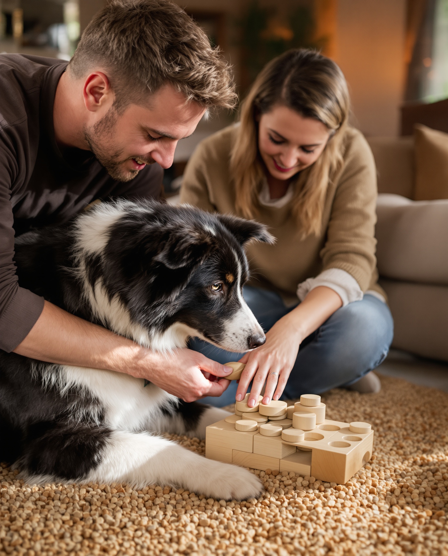 Dog mental stimulation training