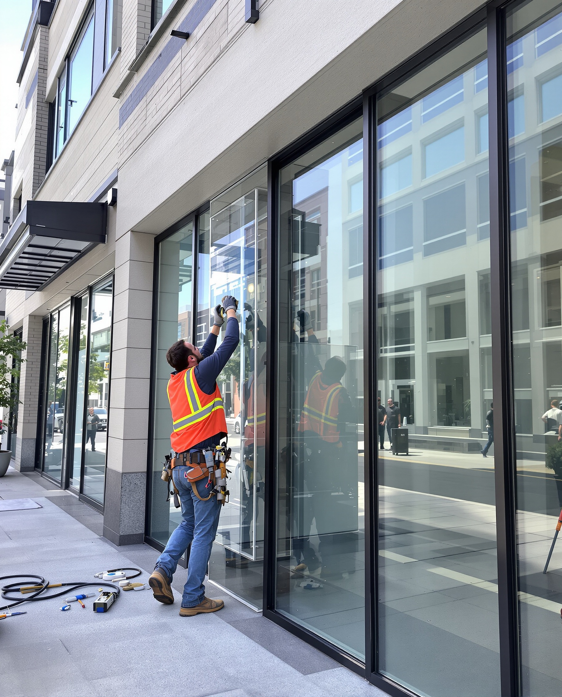Professional glass installation team - Quicken Glass Newark NJ