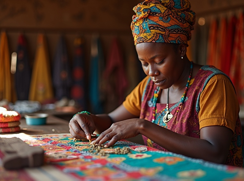 African artisan workshop