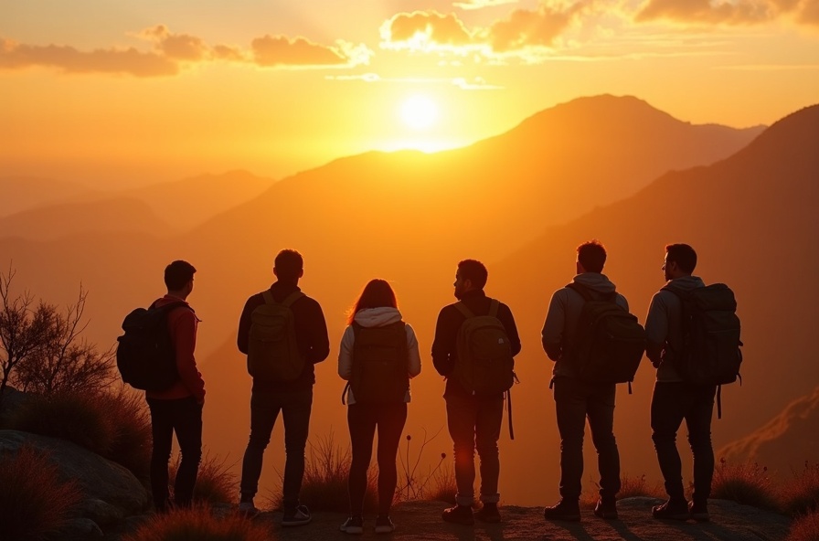 Travelers on adventure