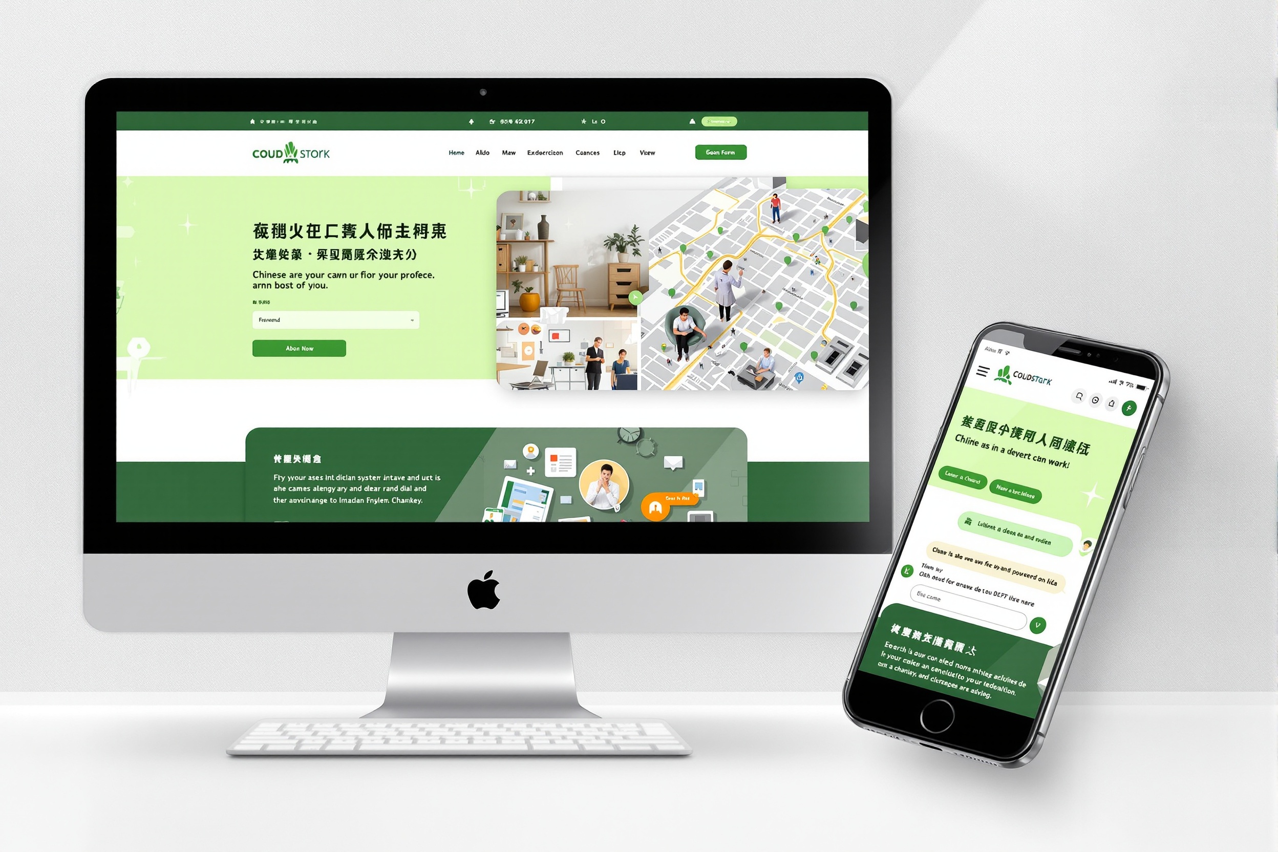 Website mockup preview