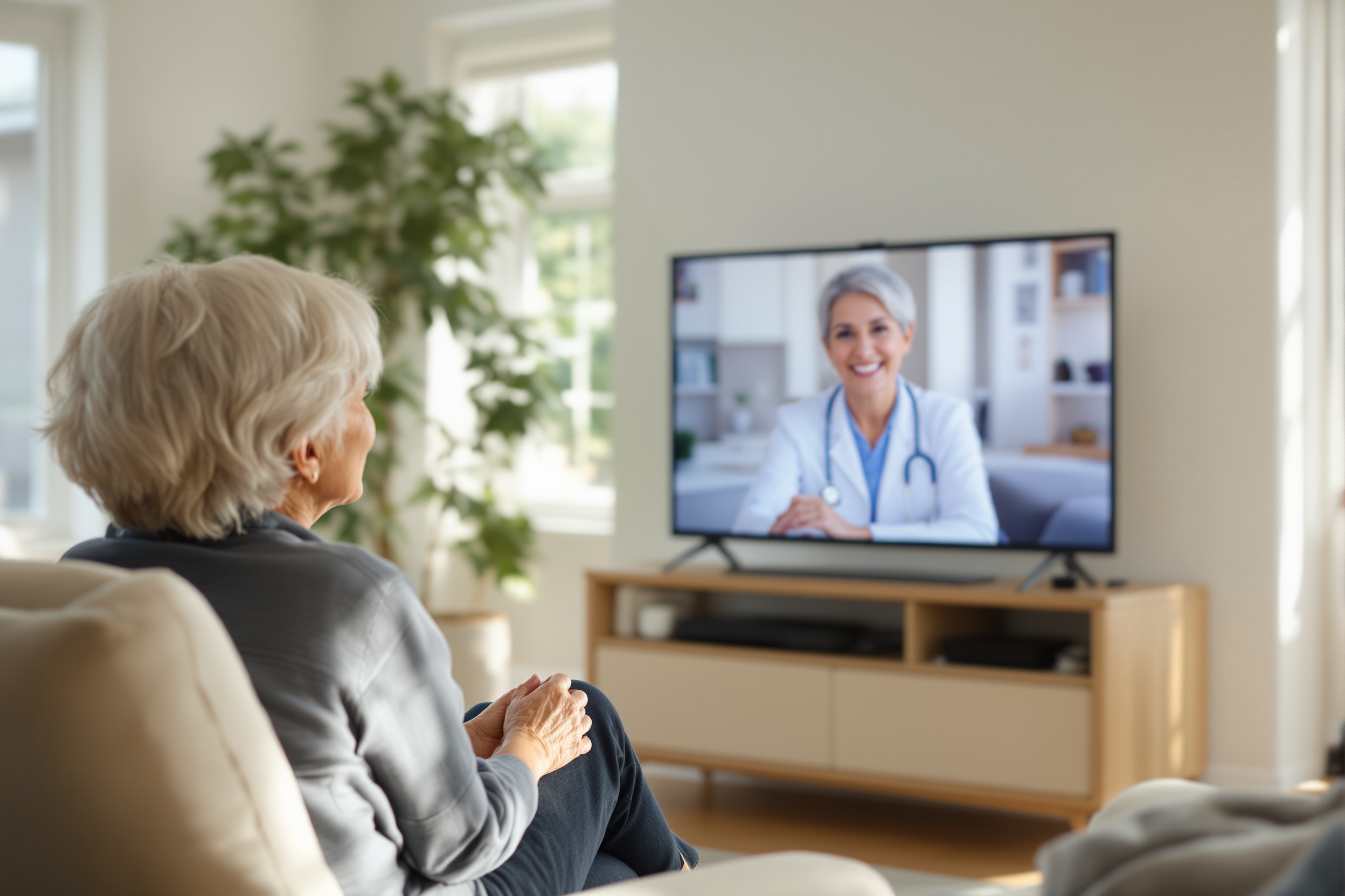 Senior care at home with technology