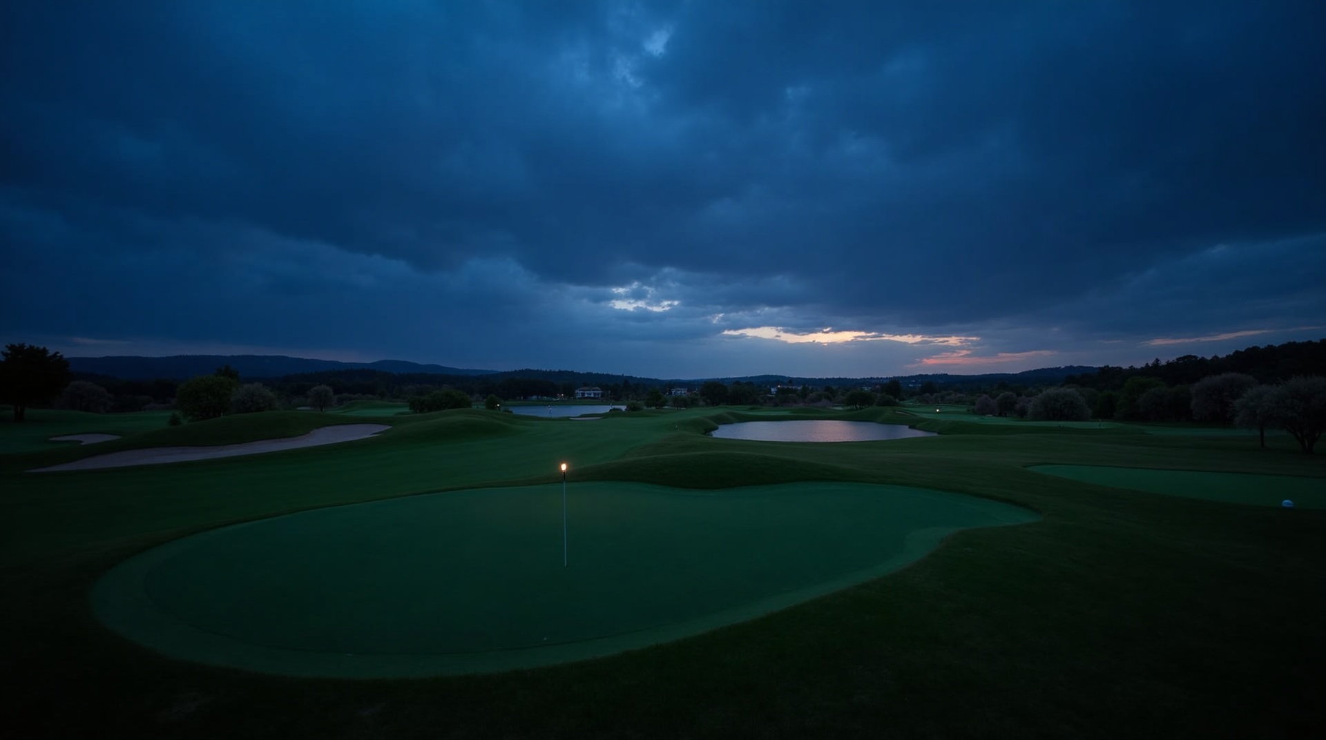 골프 코스 배경