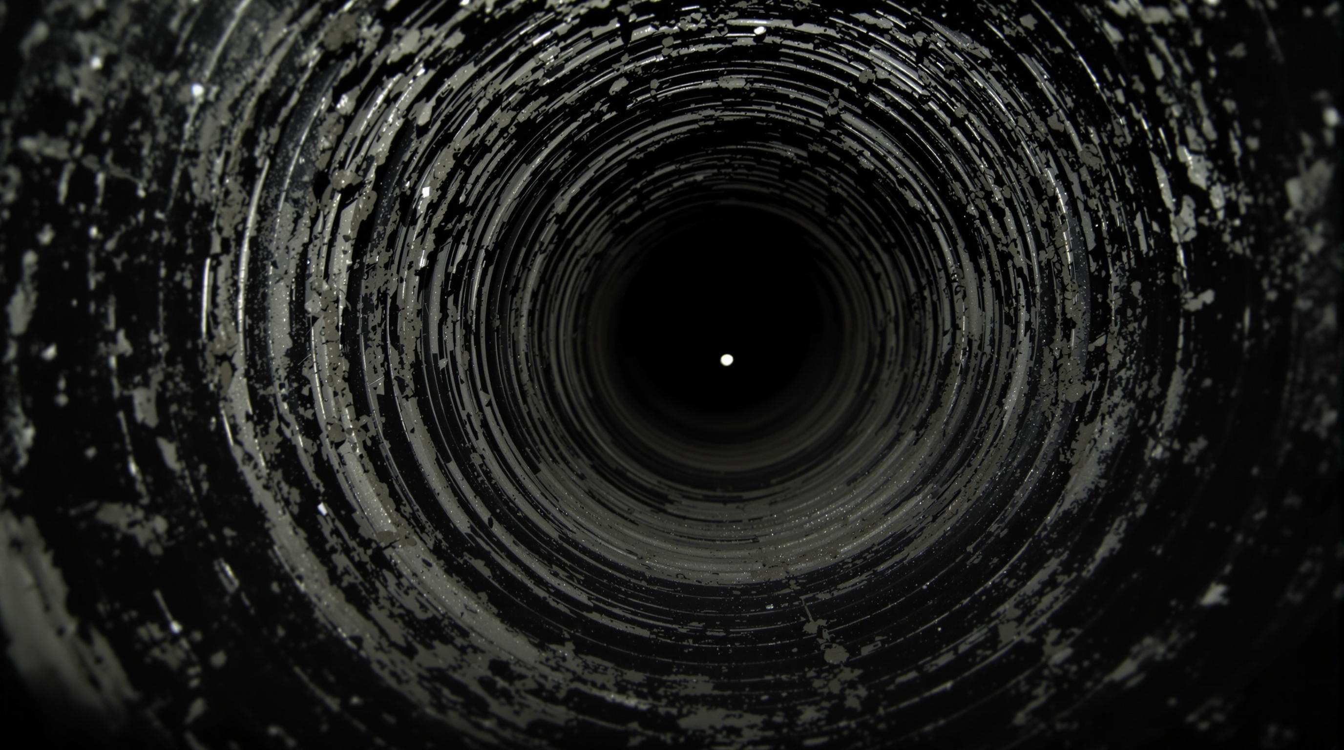 Dirty air duct before cleaning