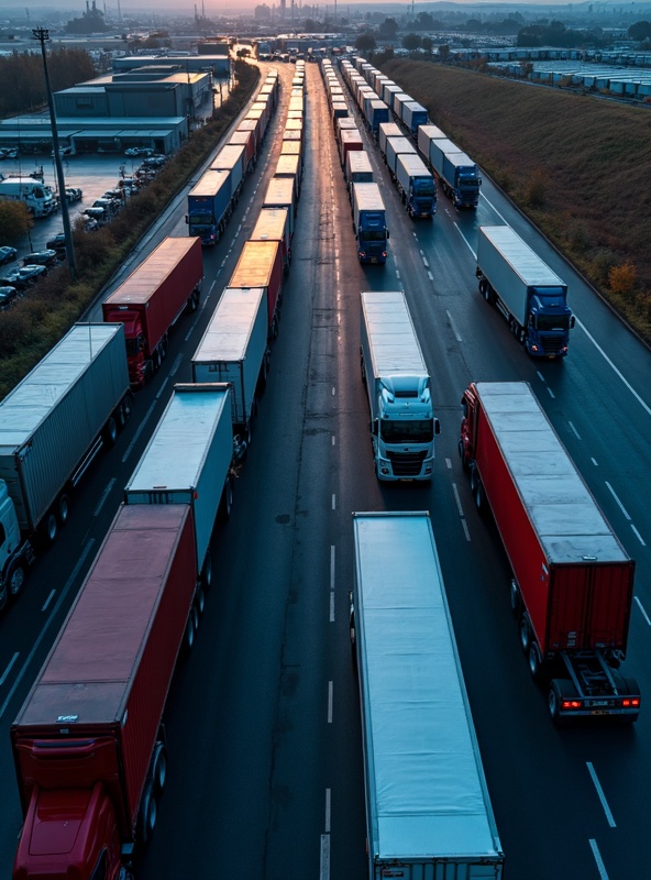 トラック駐車場