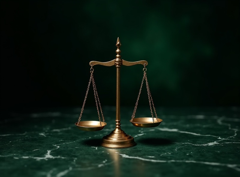 Adil denge terazisi — etik ve ekonomik denge sembolü