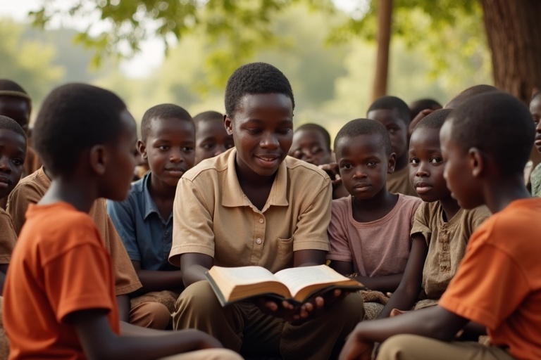 Bible stories with children