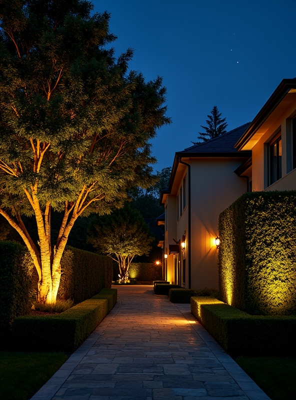 Landscape security lighting
