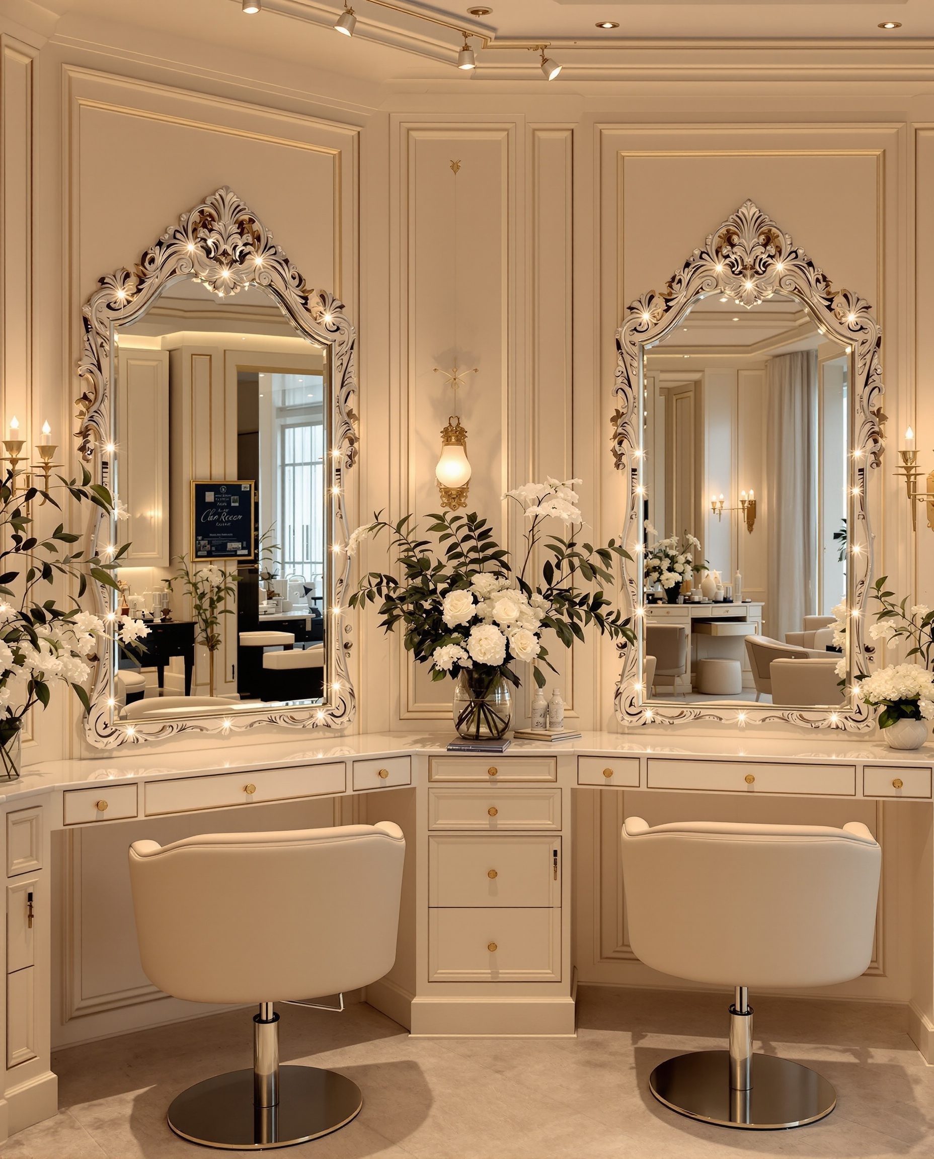 Mirror Mirror Hair Boutique Salon Interior Mirror Mirror Hair Boutique Interior - Luxury Salon in Merrick NY