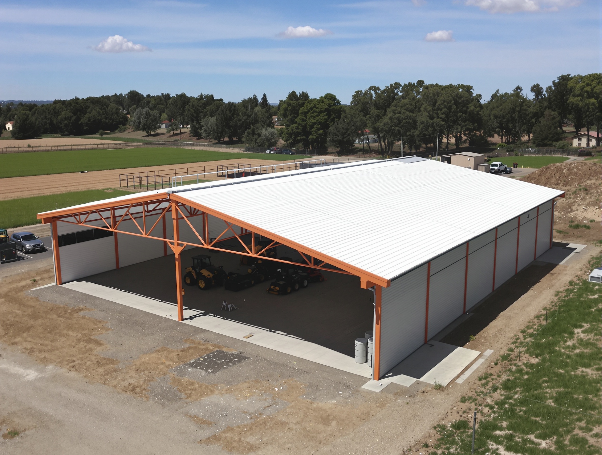 Vista general nave industrial Cantabria