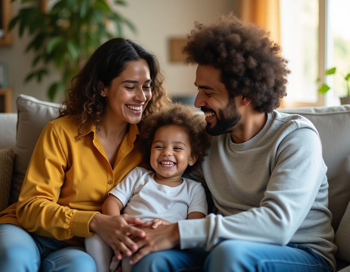 Família usando atendimento médico online da SIMEX Saúde