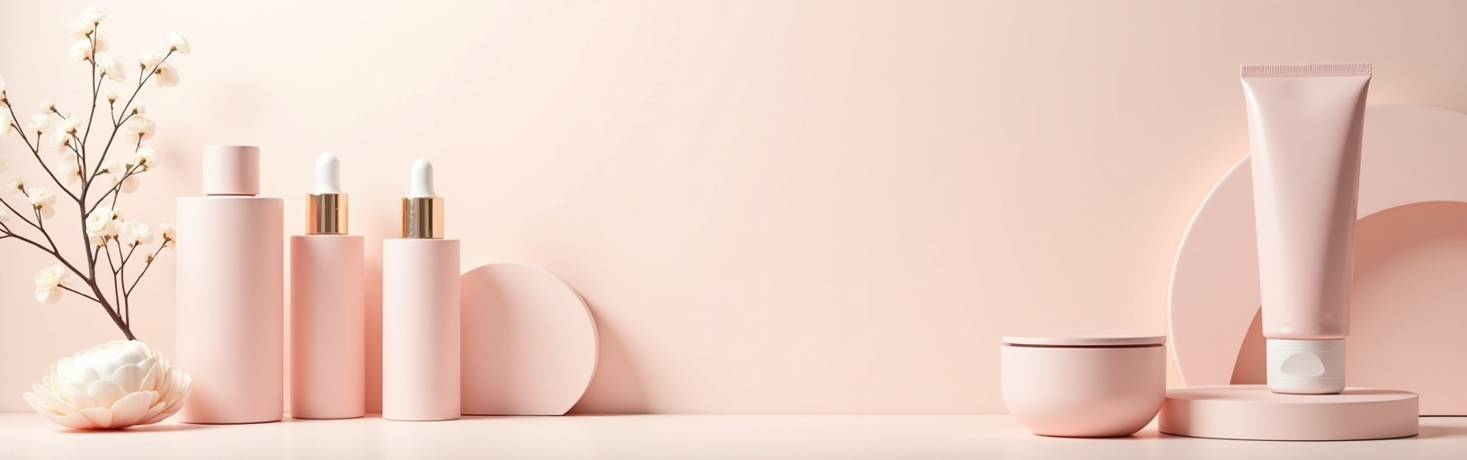 Loueline skincare collection banner