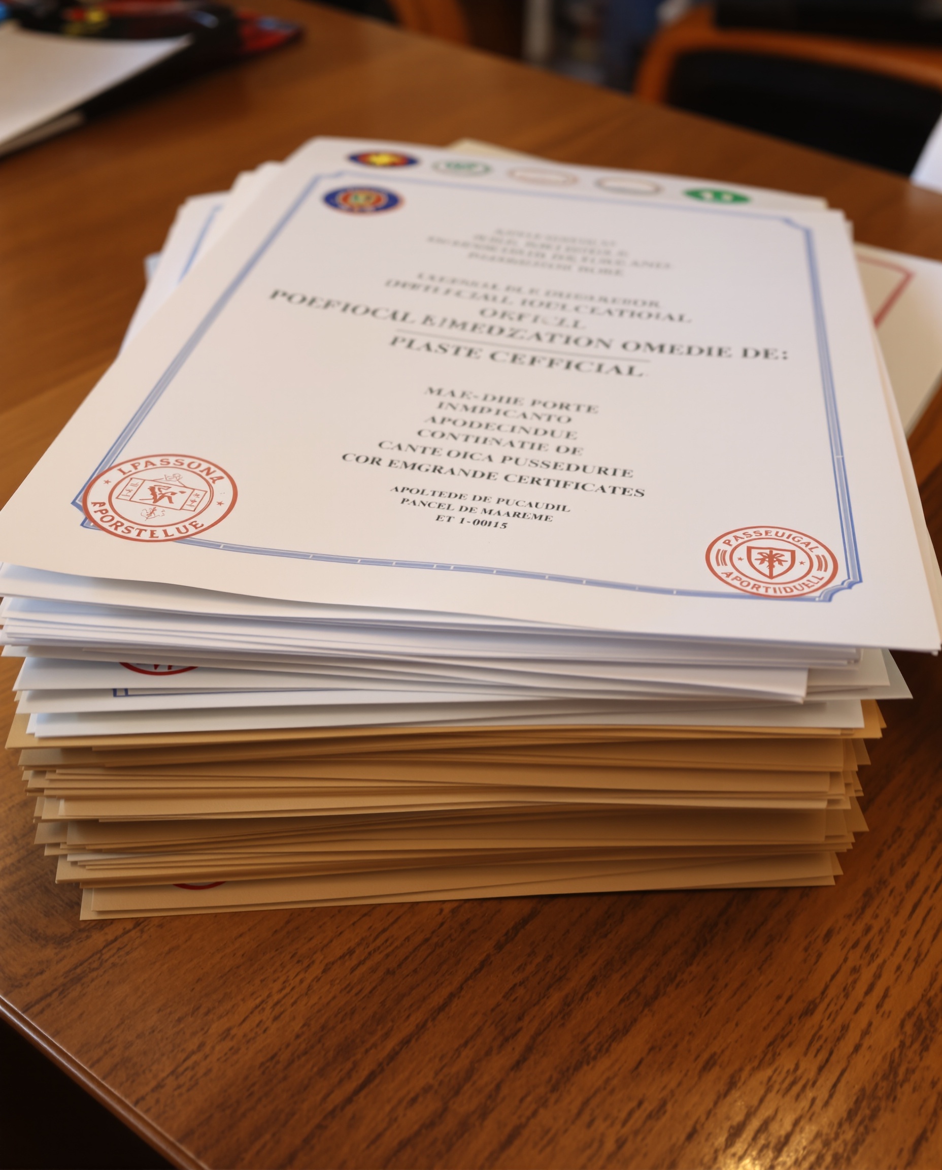 Documentação organizada para imigração