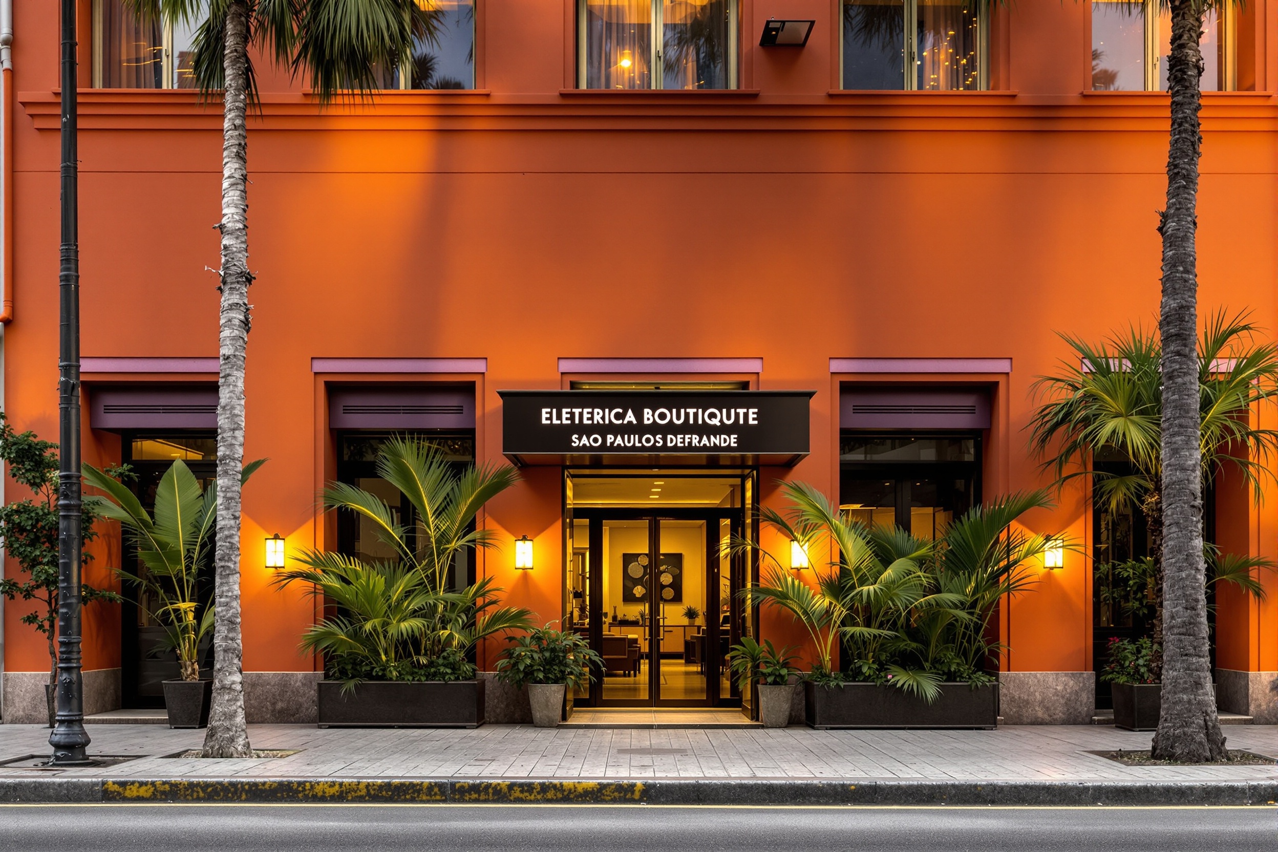 Fachada principal do hotel