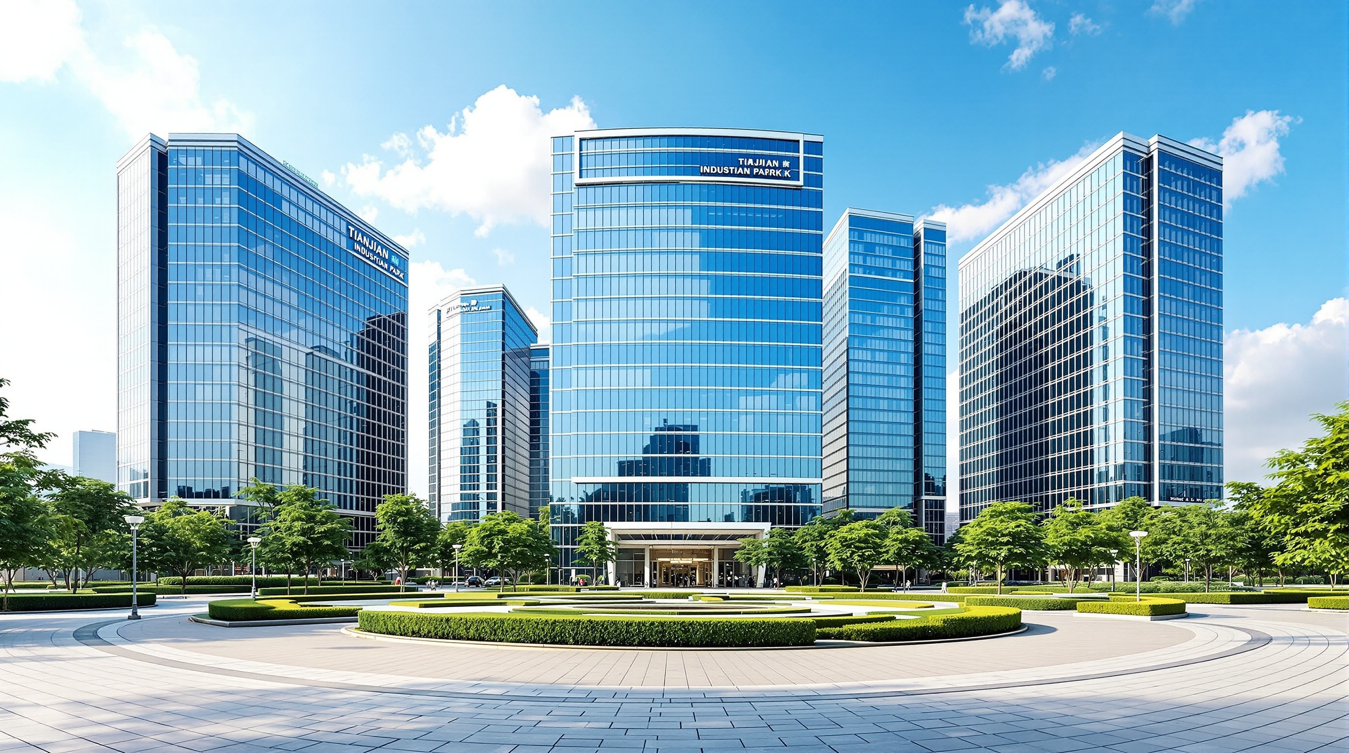 天健商业广场园区实景