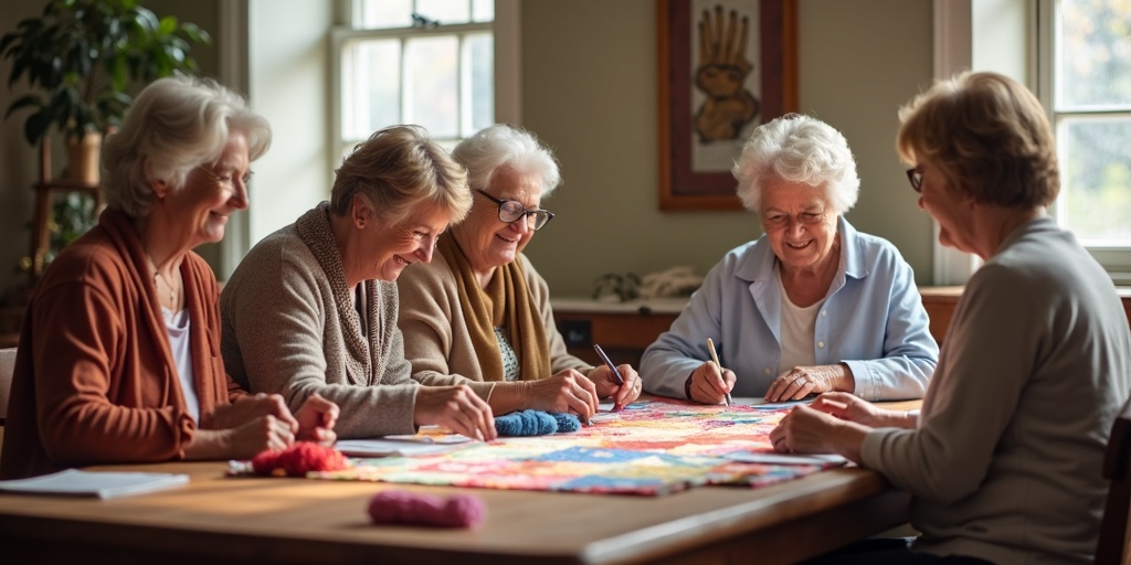 Wesley Crafters group meeting