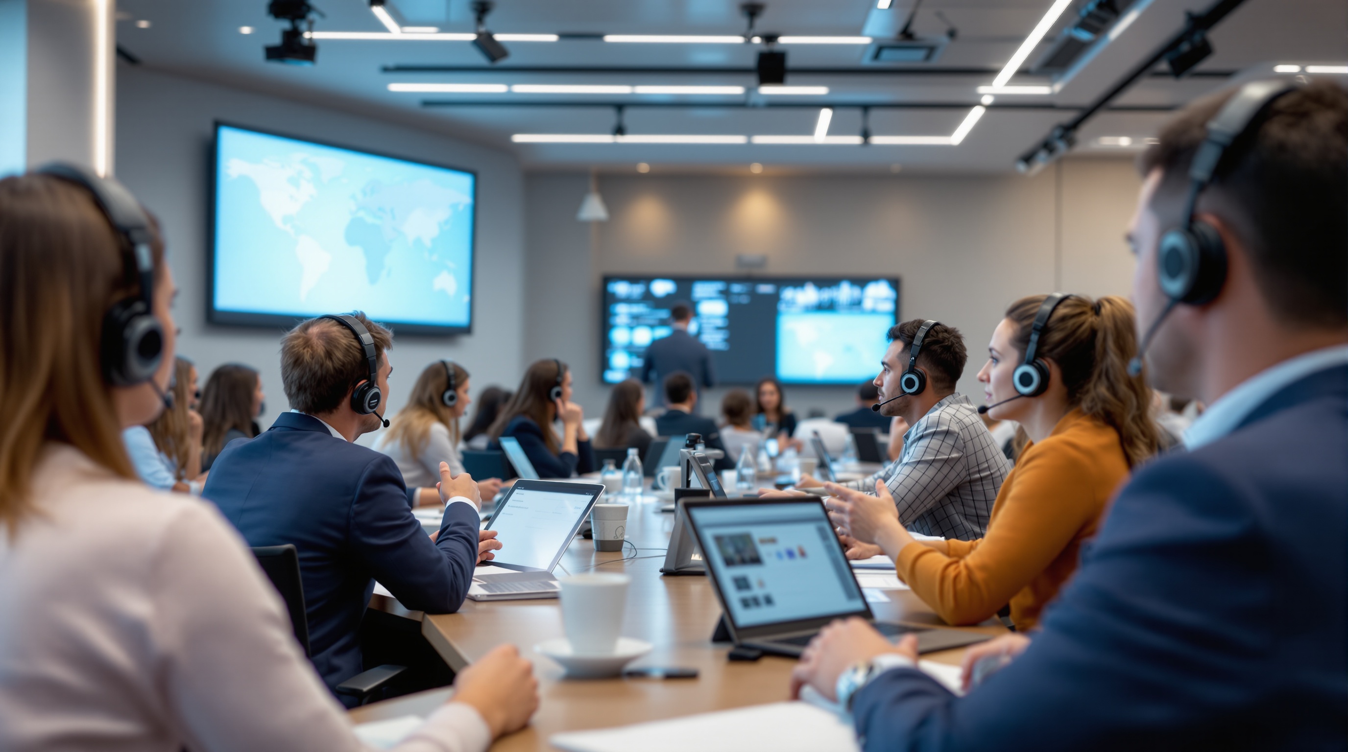 Como Escolher Tecnologia de Áudio para Conferências Multilíngues