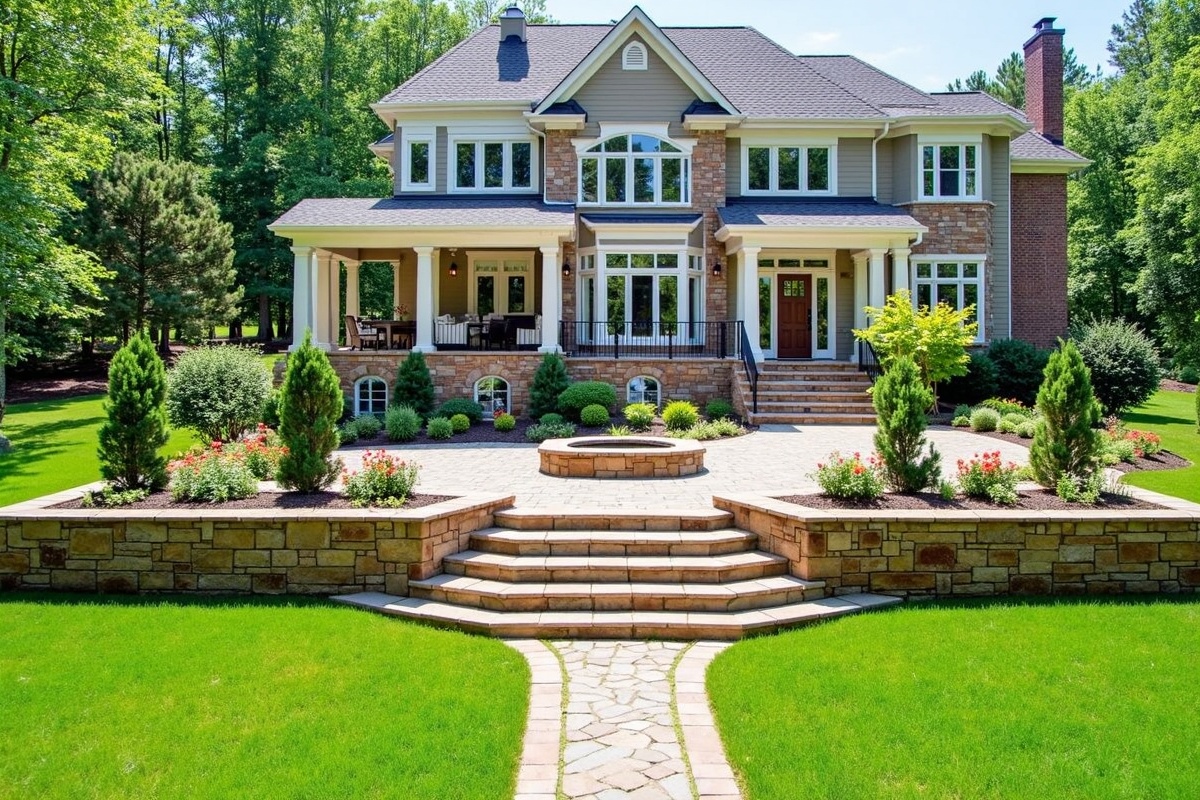 GNX Outdoor Living engineered hardscape transformation After - GNX Engineered Hardscape Solution