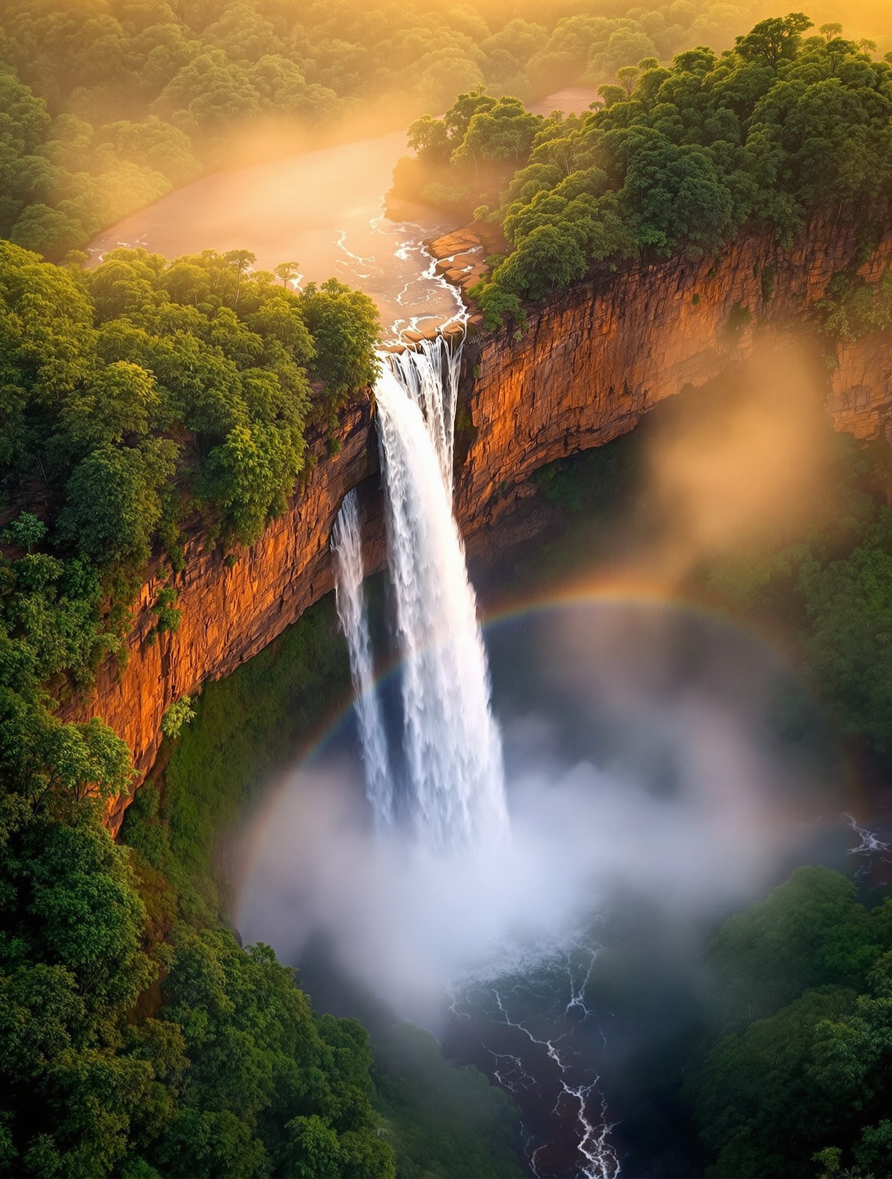Angel Falls at Sunrise