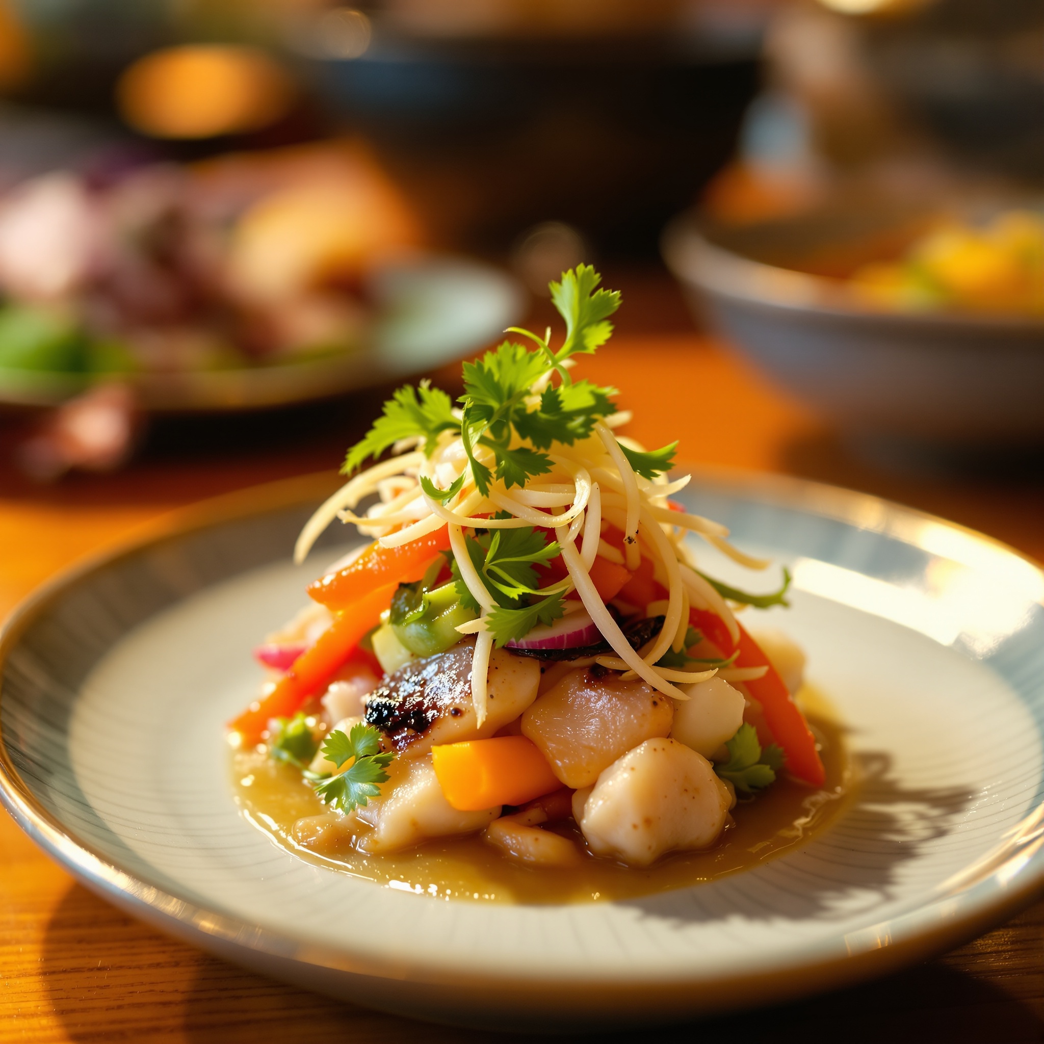 今日の前菜盛り合わせ🌿 旬の野菜をたっぷり使った一品です