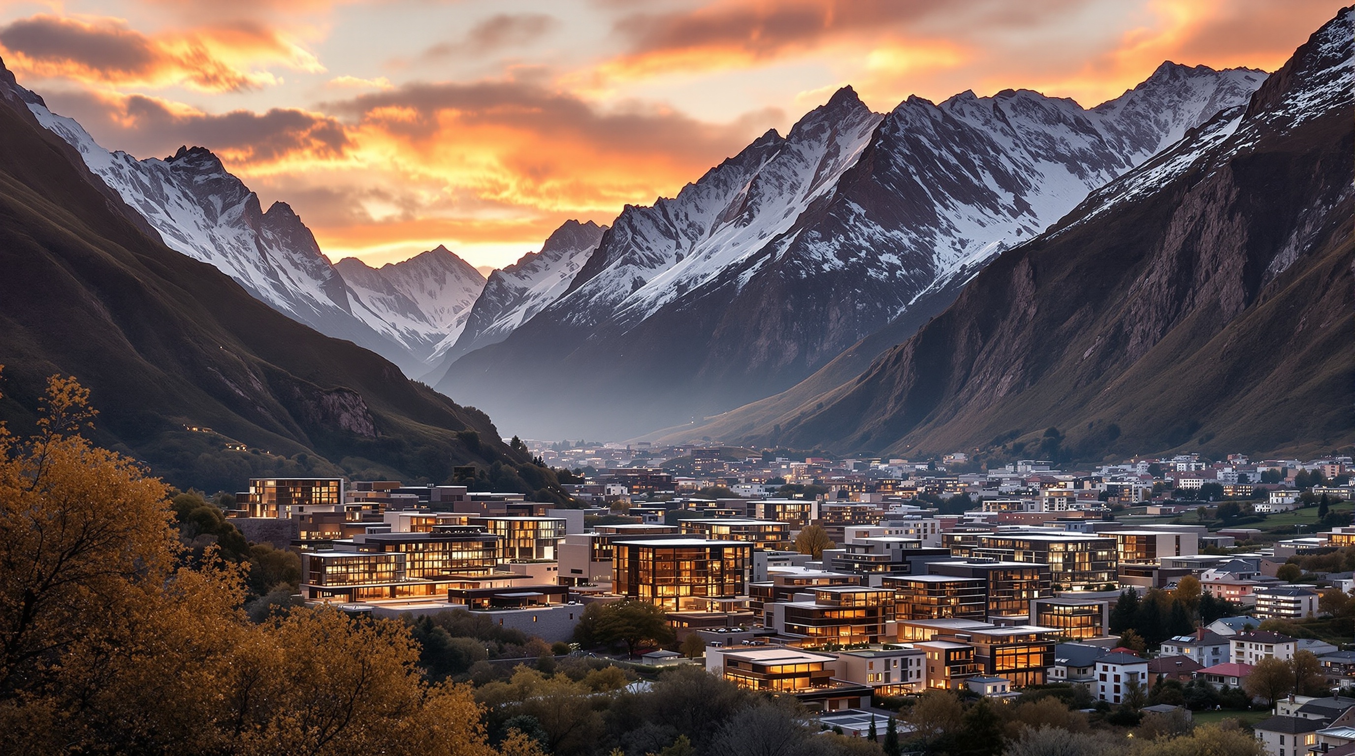 Investissement immobilier premium en Andorre - Vue panoramique Andorra la Vella