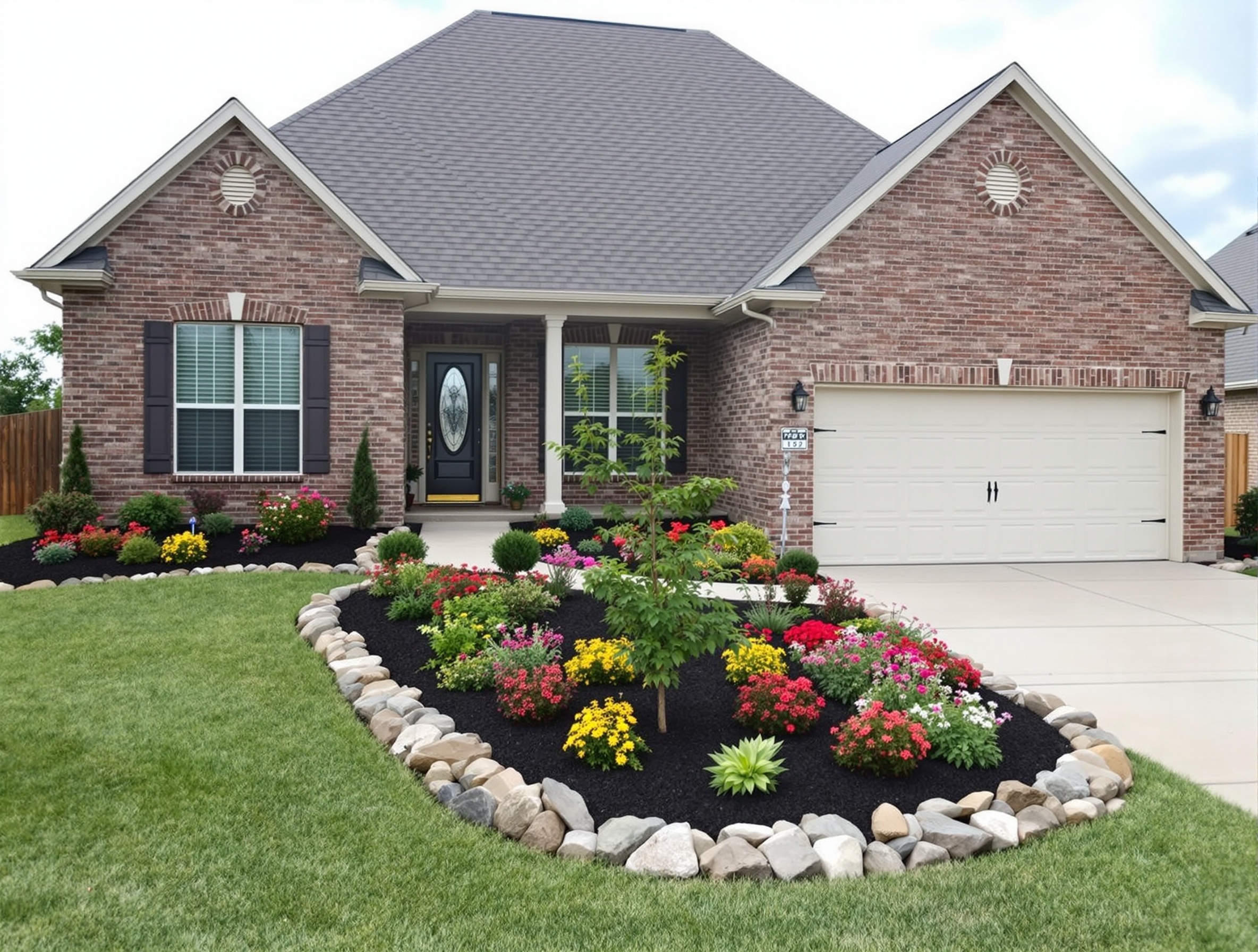 Owasso mulch rock and plant installation services