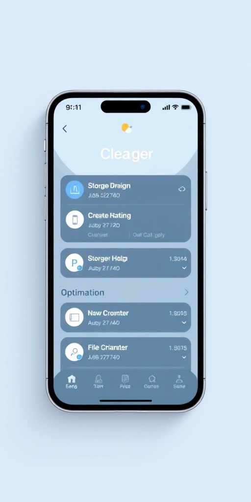 Cleaner App Interface