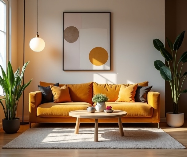 Beautifully furnished rental property interior