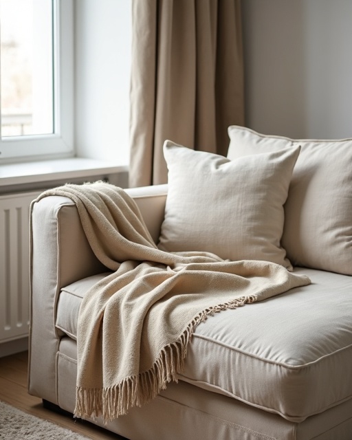 Belgian Linen Throw Blanket