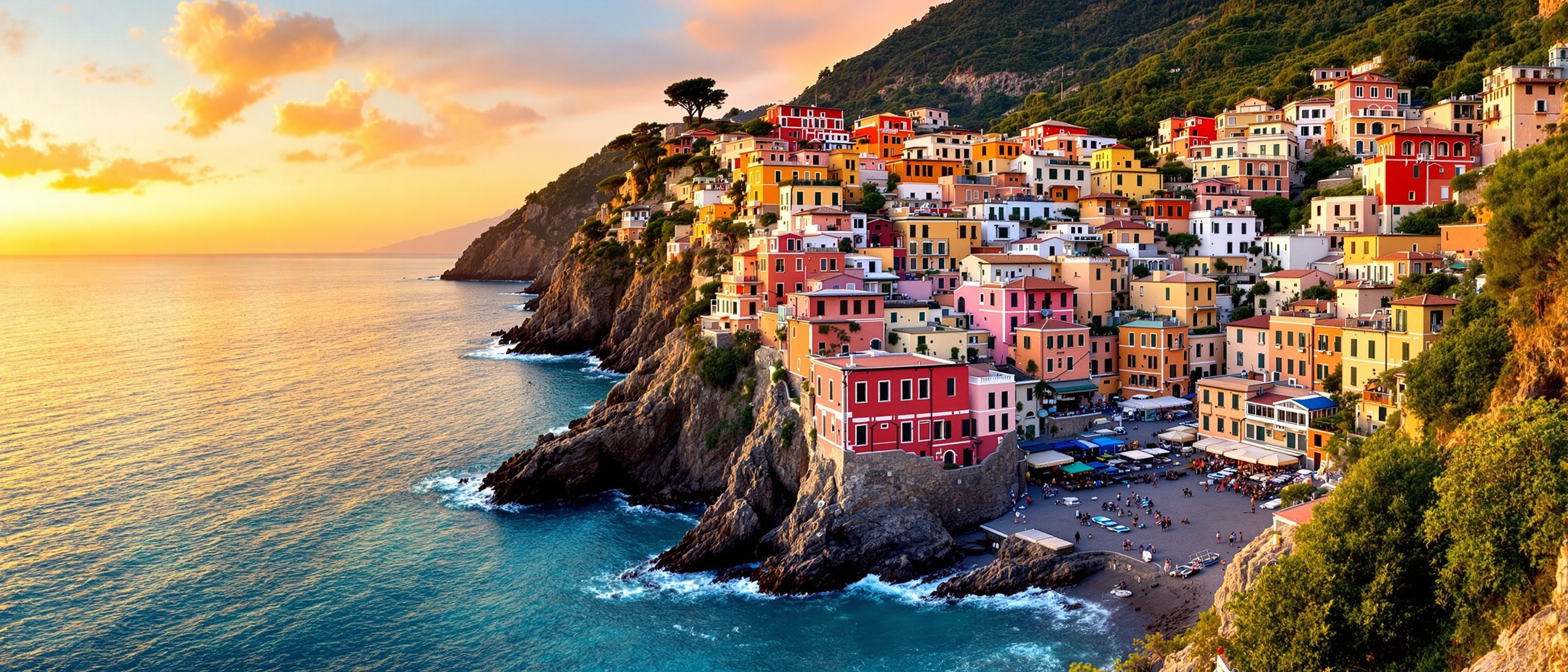 Italian coastline