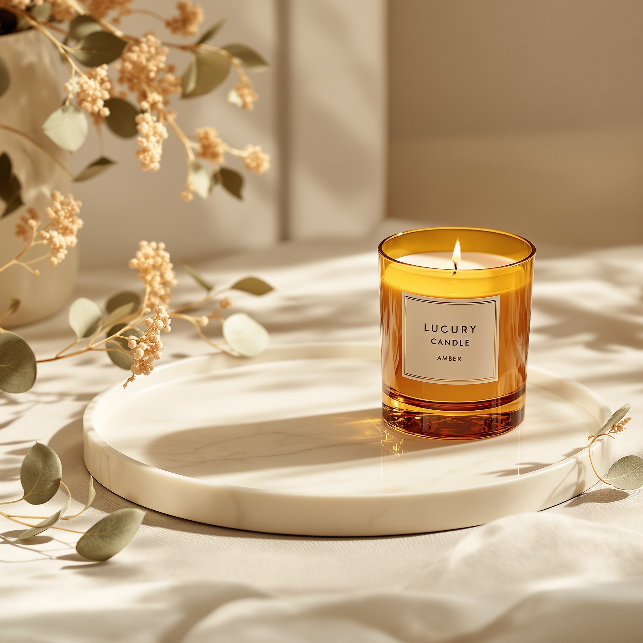 Santal Noir luxury scented candle