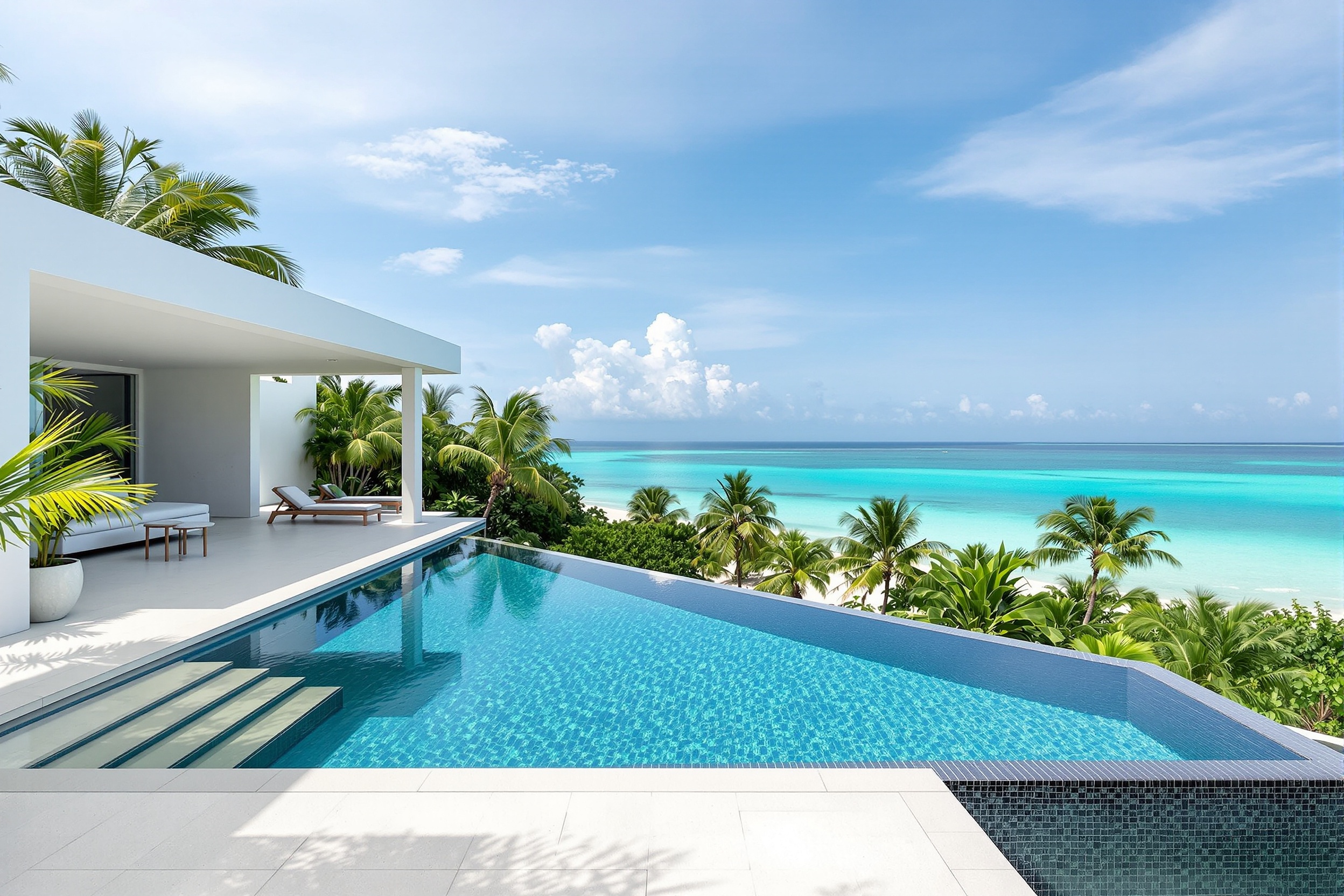 Azure Cliffside Villa