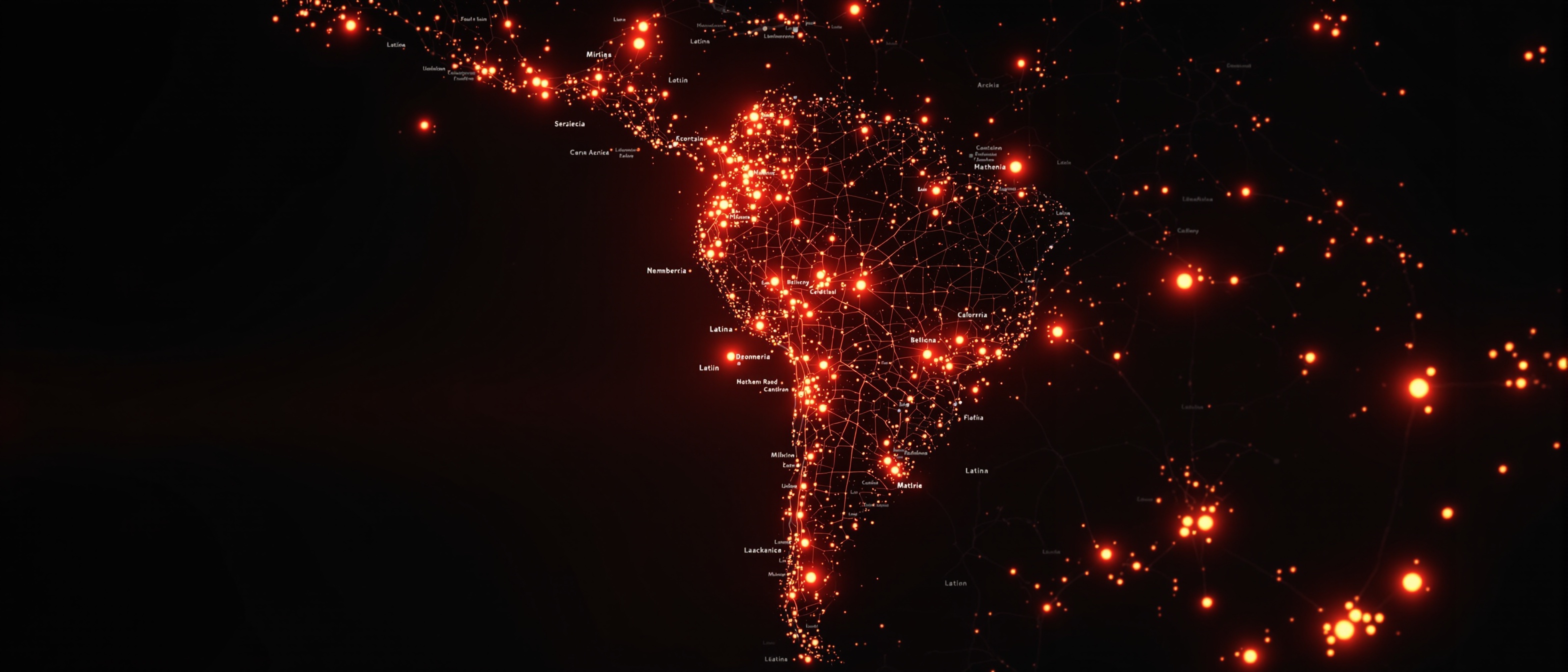 Mapa de accidentes en carretera Iberoamérica