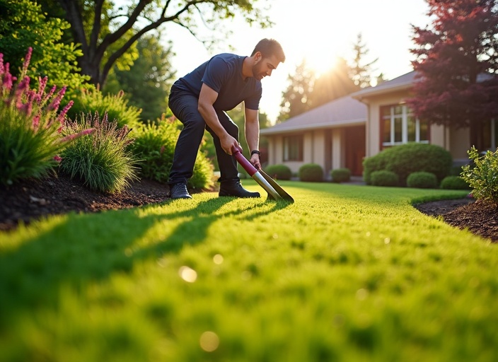 Peters Landscaping team at work