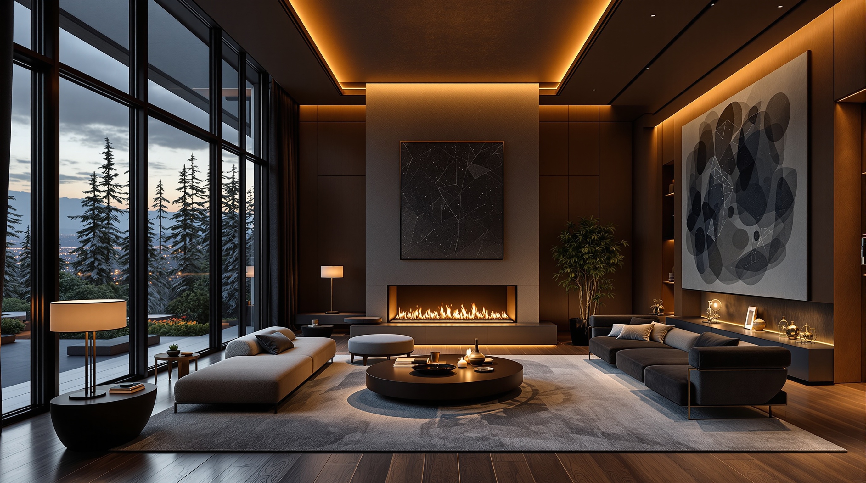 Premium luxury home interior