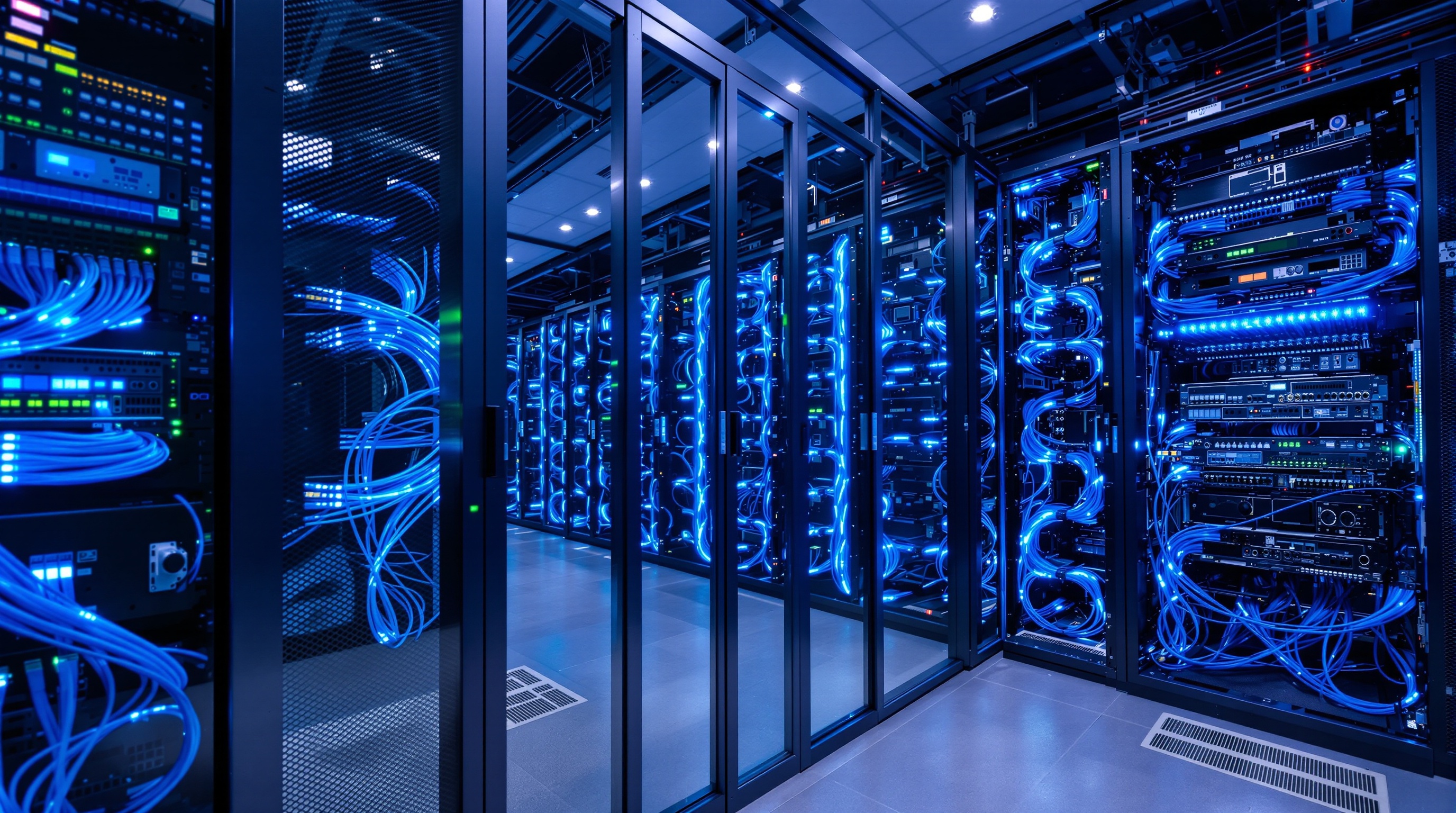 Commercial fibre optic installation in a London office building