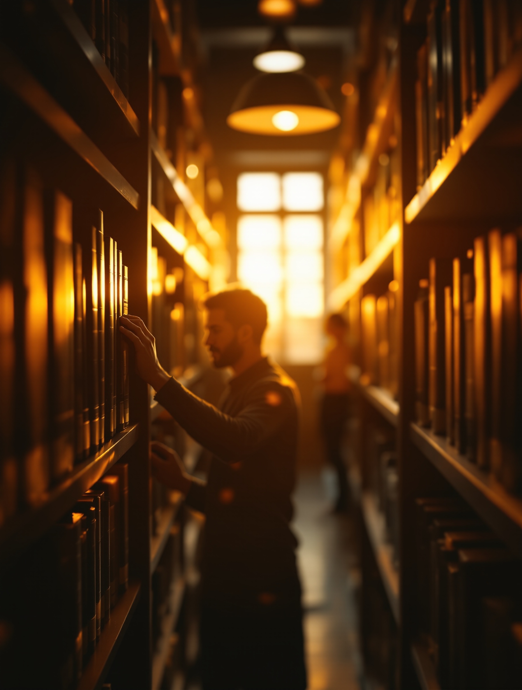 颯太の手元 - 本を整理する司書