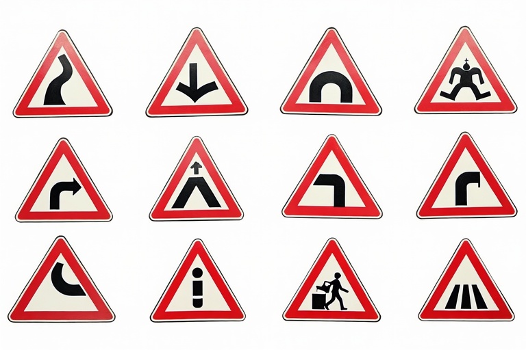 UK Warning Road Signs