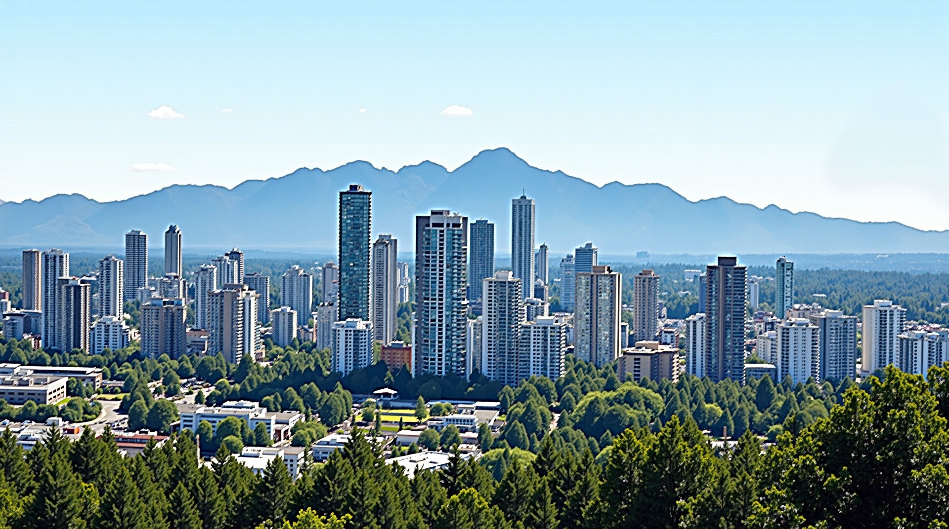 Burnaby skyline