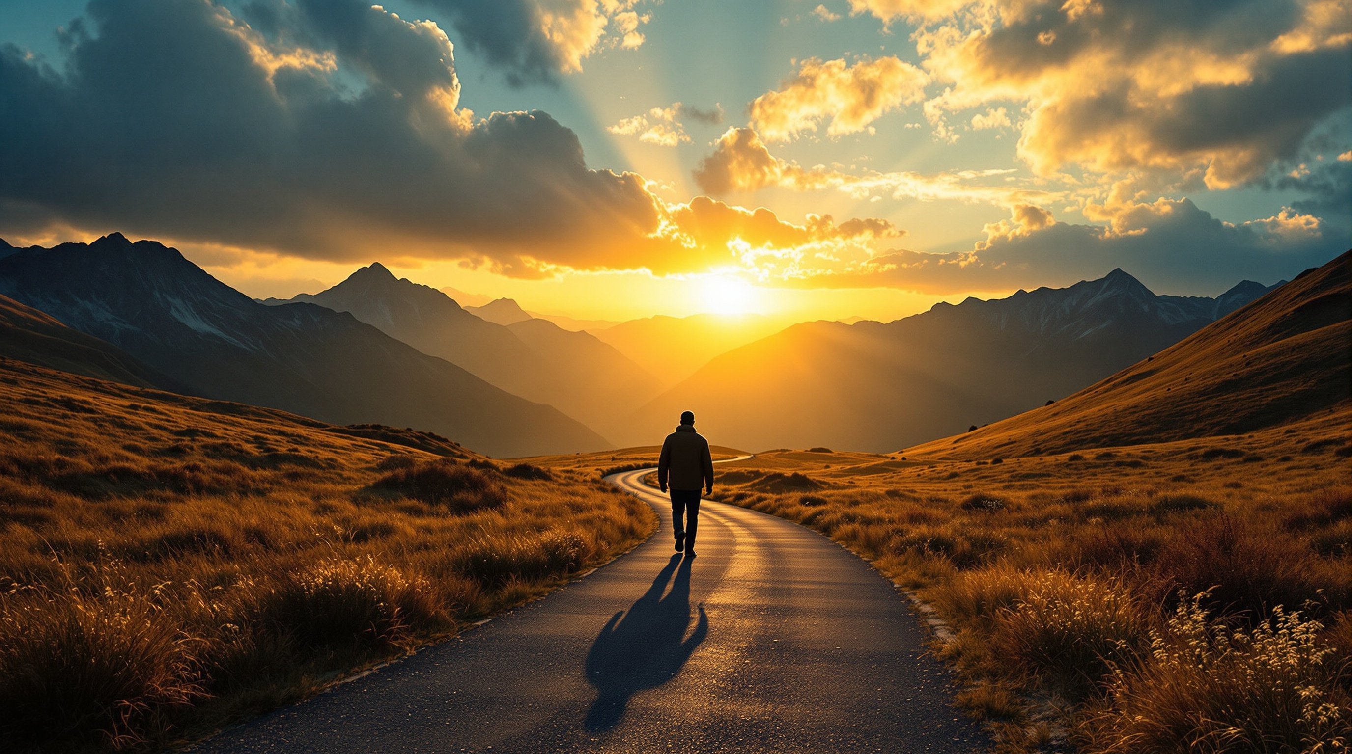 Faith mountain sunrise