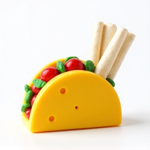 Funny Dog Poop Bag Holder - Taco Design