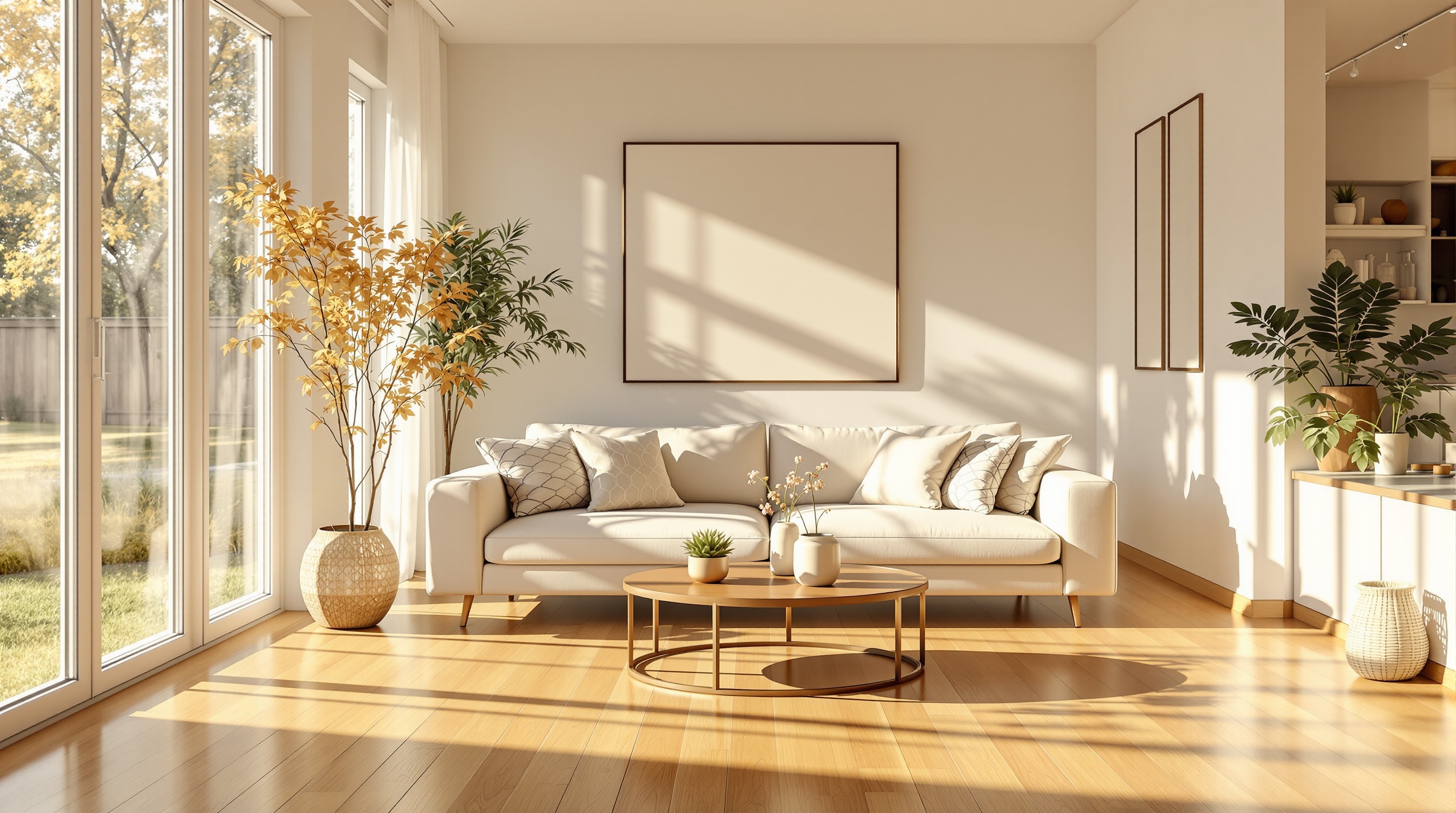 Clean home interior