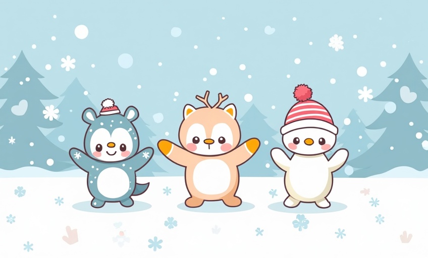 冬シーズンスタンプ