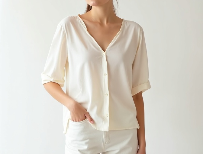 Soft Egyptian Cotton Blouse