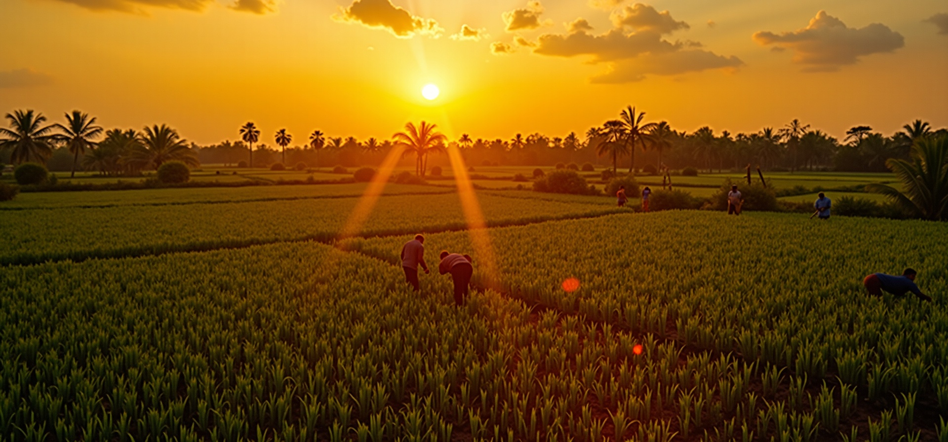 African agricultural landscape