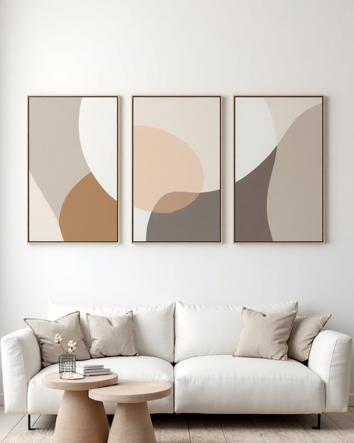 Abstract Canvas Wall Art Set
