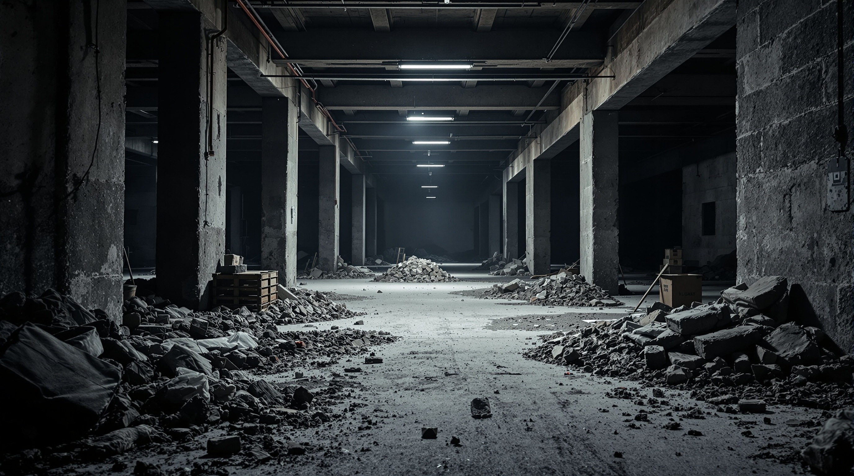 Construction site before cleaning Las Vegas