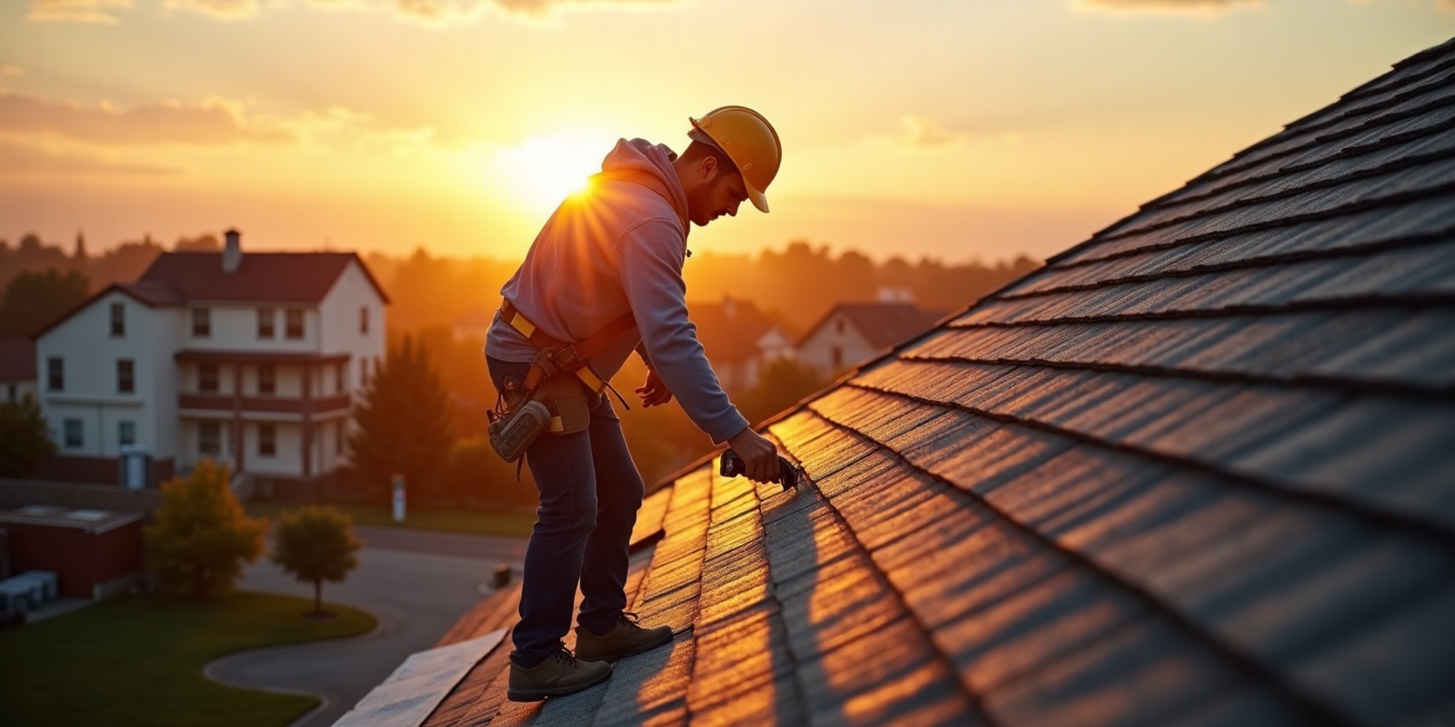 Professional roofing and exterior construction work