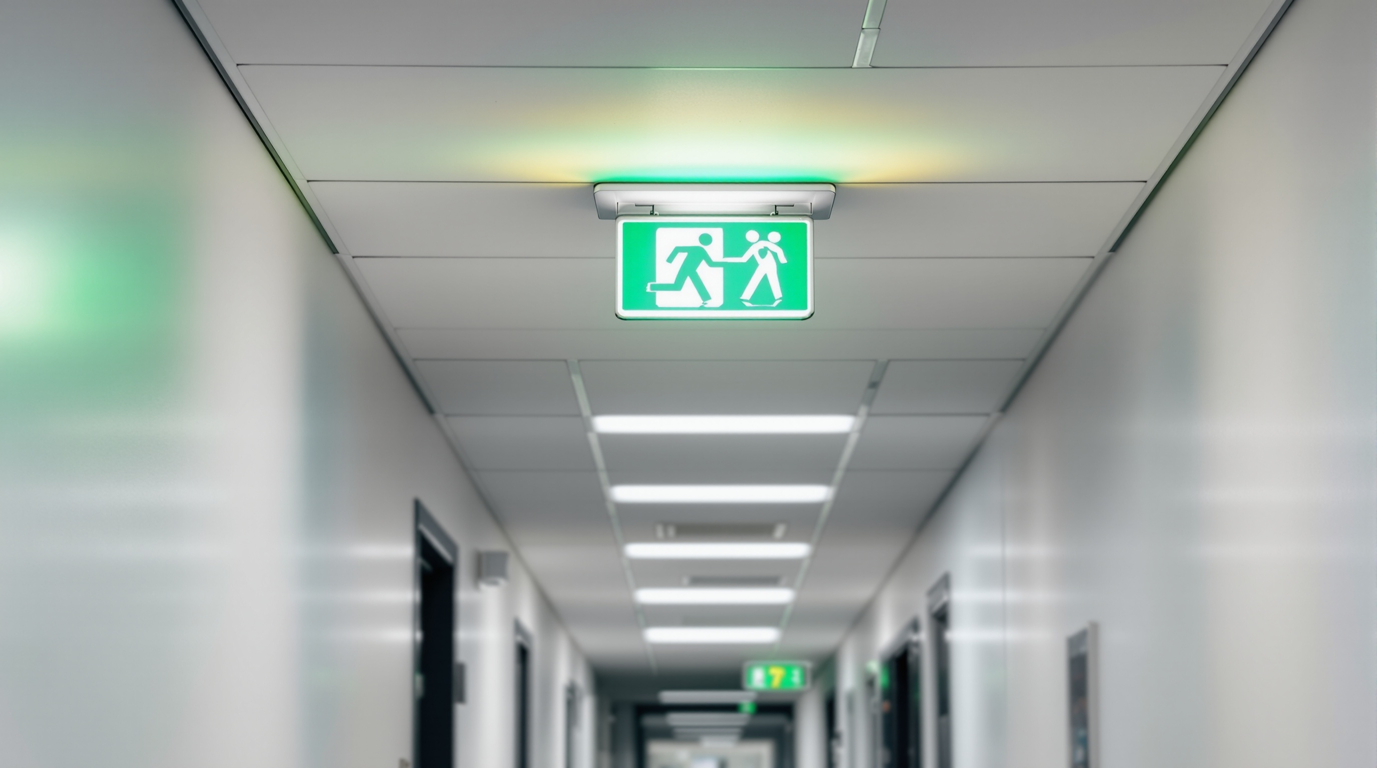 Emergency lighting testing background