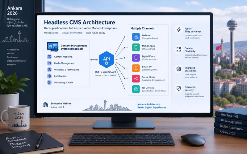 Headless CMS Nedir? Kurumsal Web Siteleri İçin 2026 Rehberi